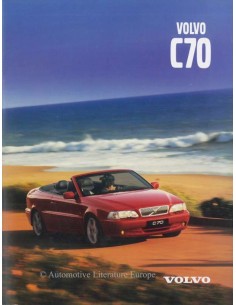 2000 VOLVO C70 CONVERTIBLE PROSPEKT NIEDERLÄNDISCH