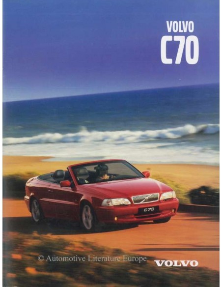 2000 VOLVO C70 CONVERTIBLE PROSPEKT NIEDERLÄNDISCH