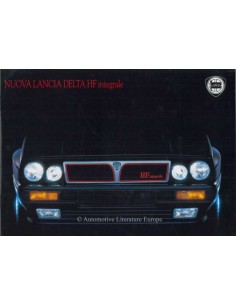 1988 LANCIA DELTA HF INTEGRALE PROSPEKT ITALIENISCH