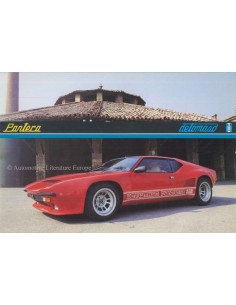 1988 DE TOMASO PANTERA GT5 S BROCHURE
