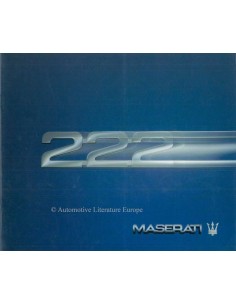 1988 MASERATI 222 BROCHURE ITALIAANS