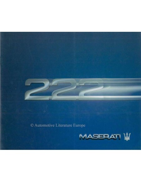 1988 MASERATI 222 PROSPEKT ITALANISCH