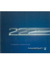 1988 MASERATI 222 BROCHURE ITALIAANS