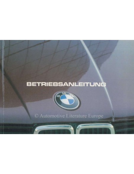 1982 BMW 3 SERIE INSTRUCTIEBOEKJE DUITS