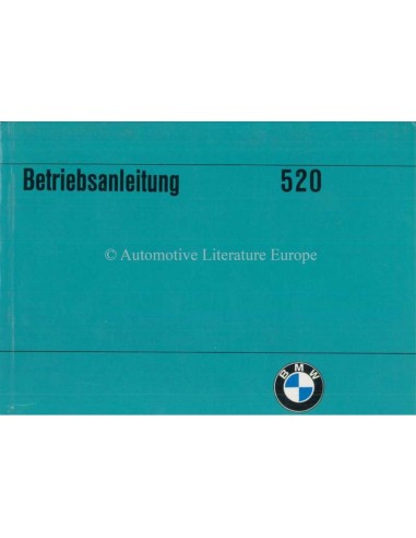1973 BMW 5 SERIE INSTRUCTIEBOEKJE DUITS