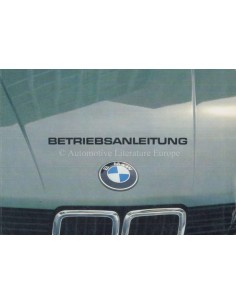 1982 BMW 5 SERIES OWNERS MANUAL GERMAN