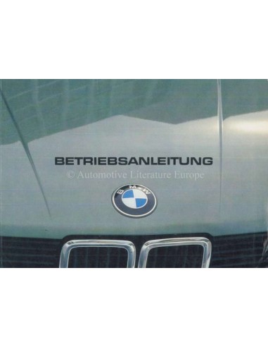 1982 BMW 5 SERIES OWNERS MANUAL GERMAN