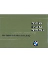 1977 BMW 7 SERIES OWNERS MANUAL GERMAN