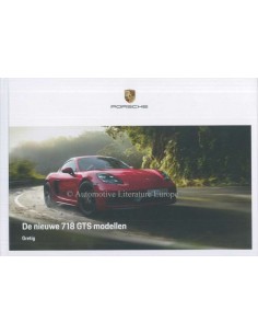 2018 PORSCHE 718 CAYMAN / BOXSTER HARDCOVER BROCHURE NEDERLANDS