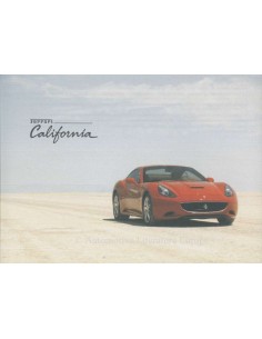 2009 FERRARI CALIFORNIA GARANTIEKARTE & WARTUNGSPLAN ITALIENISCH / ENGLISCH GULF AUSGABE 2