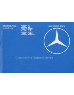 1980 MERCEDES BENZ S KLASSE BETRIEBSANLEITUNG DEUTSCH