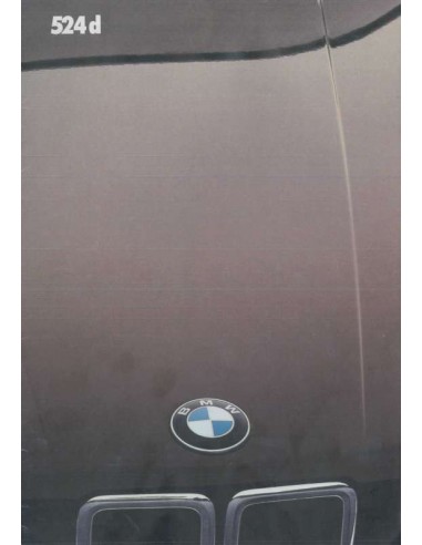 1986 BMW 5 SERIE BROCHURE DUITS