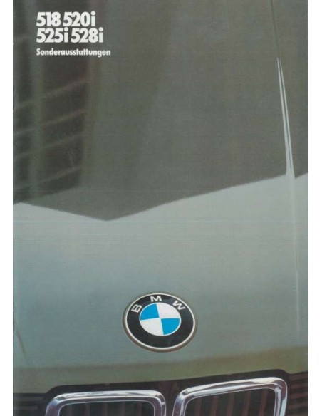 1982 BMW 5 SERIES ACCESSORIES BROCHURE GERMAN