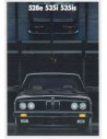 1987 BMW 5 SERIE BROCHURE ENGELS