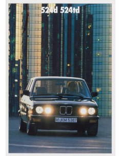 1987 BMW 5 SERIES BROCHURE DUTCH