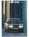 1987 BMW 5 SERIE BROCHURE DUITS