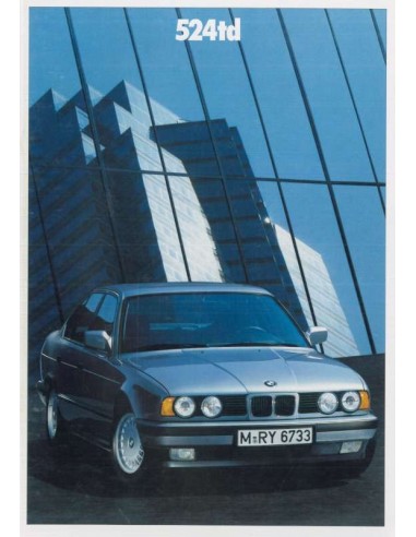 1988 BMW 5 SERIES BROCHURE GERMAN