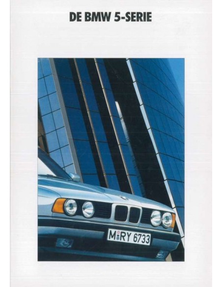 1990 BMW 5 SERIES BROCHURE DUTCH