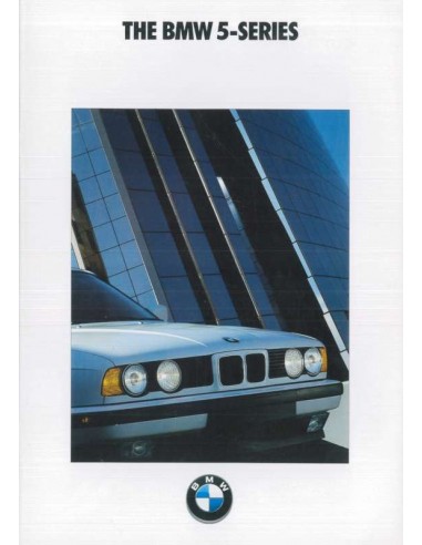 1990 BMW 5ER PROSPEKT ENGLISCH