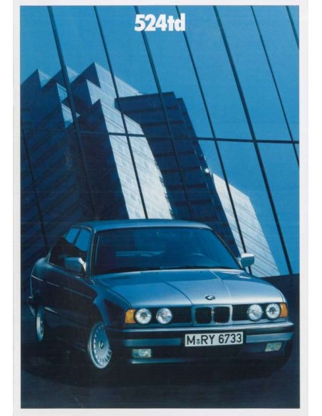 1990 BMW 5ER PROSPEKT NIEDERLÄNDISCH