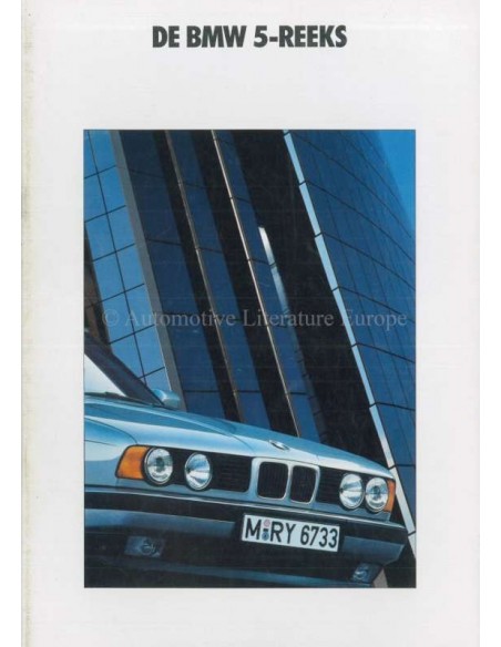 1990 BMW 5 SERIES BROCHURE DUTCH