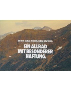 1991 BMW 5ER TOURING PROSPEKT DEUTSCH