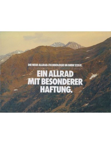 1991 BMW 5 SERIES TOURING BROCHURE GERMAN