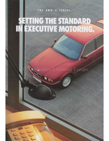 1992 BMW 5 SERIE TOURING & SEDAN BROCHURE ENGELS