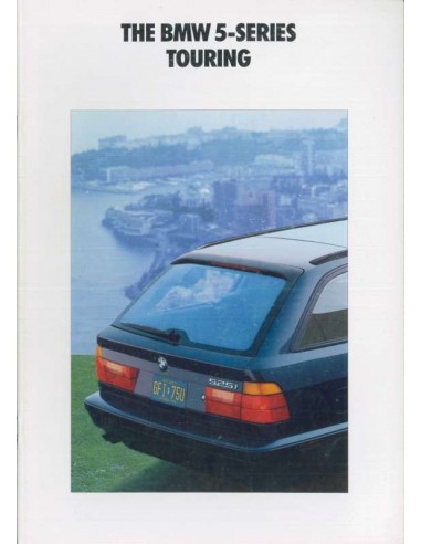 1992 BMW 5 SERIE TOURING BROCHURE ENGELS (USA)