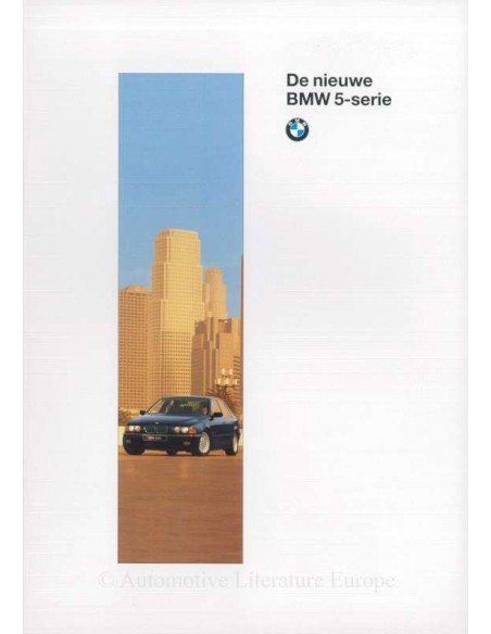 1996 BMW 5 SERIE BROCHURE NEDERLANDS