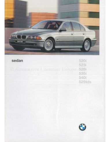 1996 BMW 5 SERIES SALOON BROCHURE DUTCH