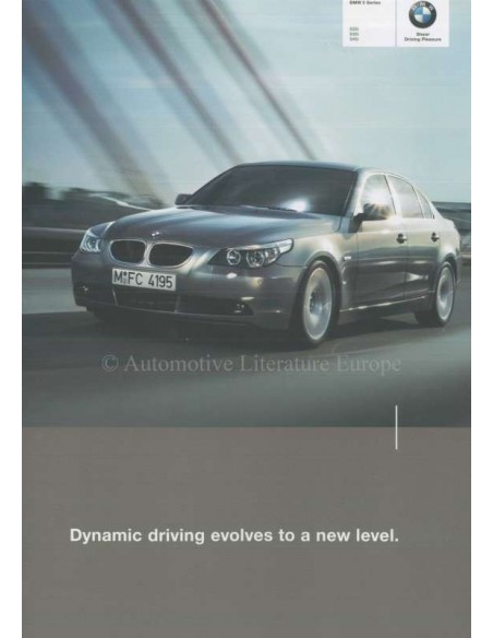 2003 BMW 5 SERIES BROCHURE ENGLISH