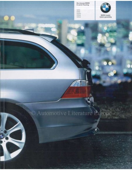 2005 BMW 5 SERIE TOURING BROCHURE NEDERLANDS