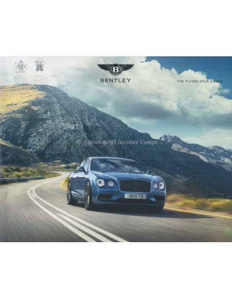 2016 BENTLEY FLYING SPUR HARDCOVER PROSPEKT ENGLISCH