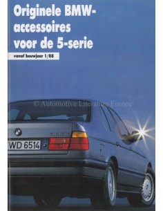1988 BMW 5 SERIE ACCESSOIRES BROCHURE NEDERLANDS