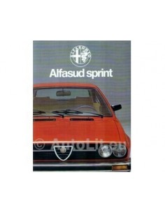 1978 Alfa Romeo Alfasud Sprint Brochure Nederlands