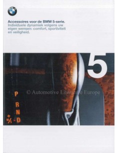 1998 BMW 5 SERIE ACCESSOIRES BROCHURE NEDERLANDS
