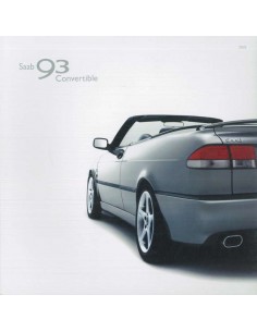 2002 SAAB 9-3 CABRIOLET PROSPEKT ENGLISCH (USA)