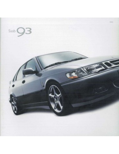 2002 SAAB 9-3 BROCHURE ENGELS (USA)