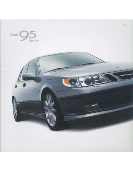 2002 SAAB 9-3 SALOON BROCHURE ENGLISH (USA)