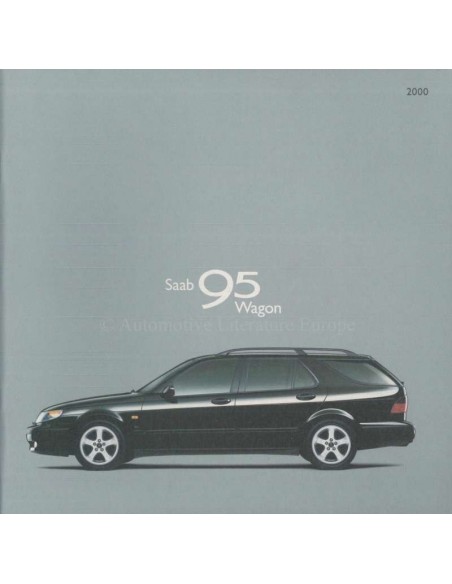 2000 SAAB 9-5 WAGON BROCHURE ENGLISH (USA)