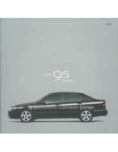 2000 SAAB 9-5 SEDAN BROCHURE ENGELS (USA)