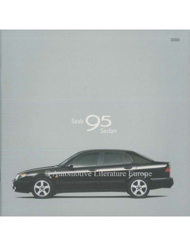 2000 SAAB 9-5 LIMOUSINE PROSPEKT ENGLISCH (USA)
