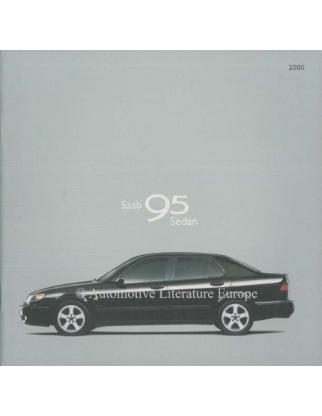 2000 SAAB 9-5 LIMOUSINE PROSPEKT ENGLISCH (USA)
