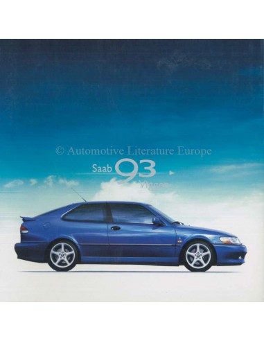 1999 SAAB 9-3 VIGGEN BROCHURE ENGELS (USA)