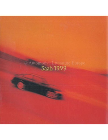 1999 SAAB PROGRAMMA BROCHURE ENGELS (USA)