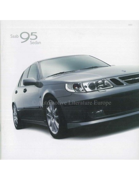 2002 SAAB 9-5 SALOON BROCHURE DUTCH