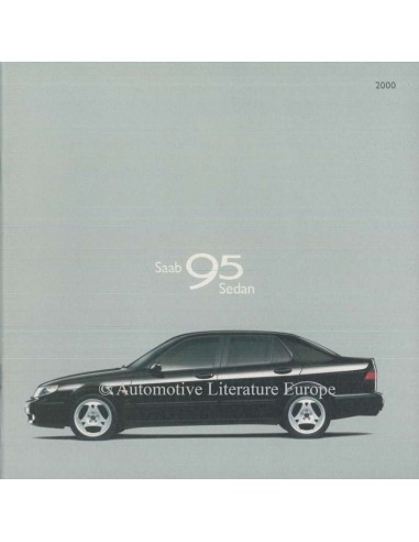 2000 SAAB 9-5 SALOON BROCHURE DUTCH