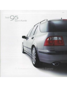 2002 SAAB 9-5 SPORT-KOMBI PROSPEKT DEUTSCH