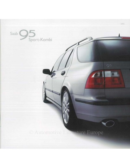 2002 SAAB 9-5 SPORT-COMBI BROCHURE DUITS